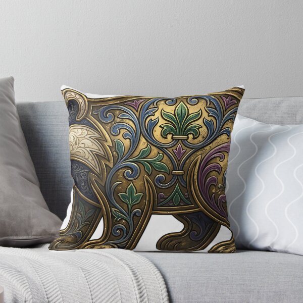 Item preview, Victorian Badger Emblem - Gothic Christmas Art designed and sold by IllumeInk.