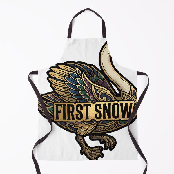 Item preview, Victorian Swan Emblem - First Snow Gothic Art designed and sold by IllumeInk.