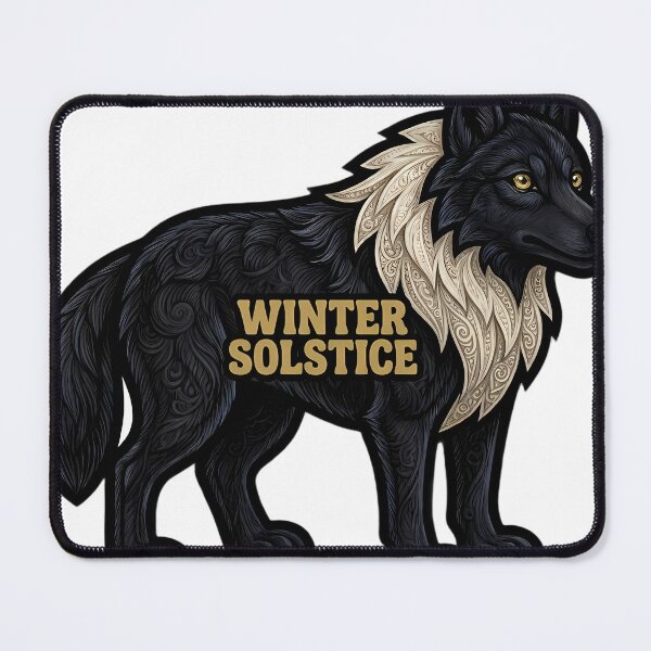 Item preview, Victorian Wolf Emblem - Winter Solstice Gothic Art designed and sold by IllumeInk.