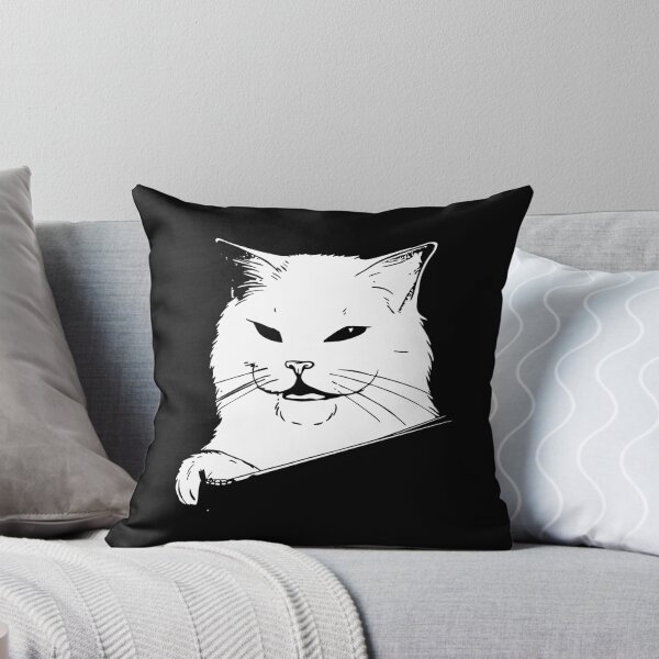 Item preview, Cat Being Yelled Meme designed and sold by zemilrathemi.