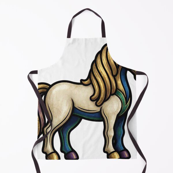 Item preview, Victorian Horse Emblem - Gothic Christmas Art designed and sold by IllumeInk.