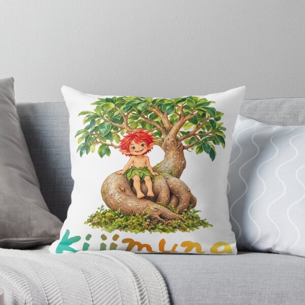 Item preview, Kijimuna Okinawa Tree Spirit - Banyan Tree Fairy Tropical Japan Pictogram designed and sold by japan-picto.