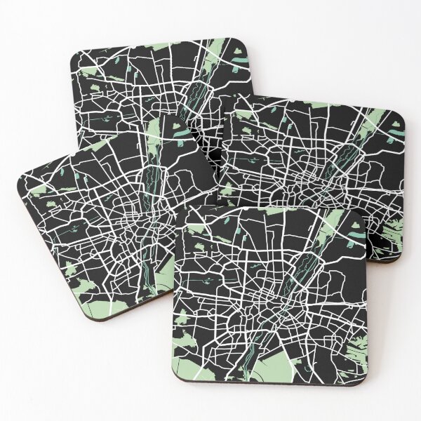 Item preview, Munich Map Germany Travel Souvenir designed and sold by MapsByLeo.