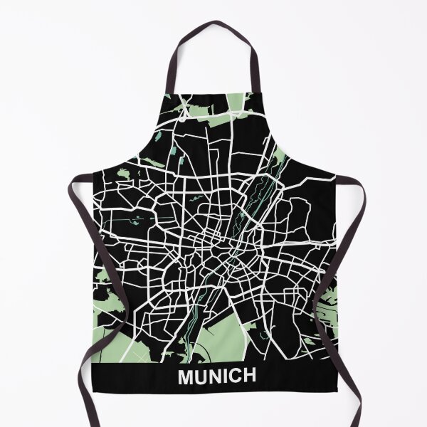 Item preview, Munich Map Germany Travel Souvenir designed and sold by MapsByLeo.