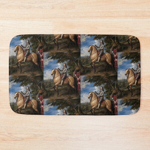Item preview, Portrait of Charles I on horseback and wearing armor (1600-49) by Anthony van Dyck 3D re Imagining designed and sold by Vintage Designs +.