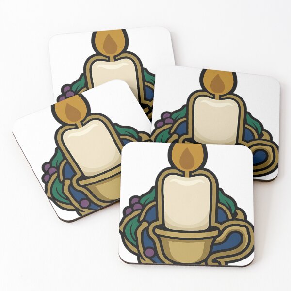 Item preview, Victorian Candle Emblem - Gothic Christmas Art designed and sold by IllumeInk.