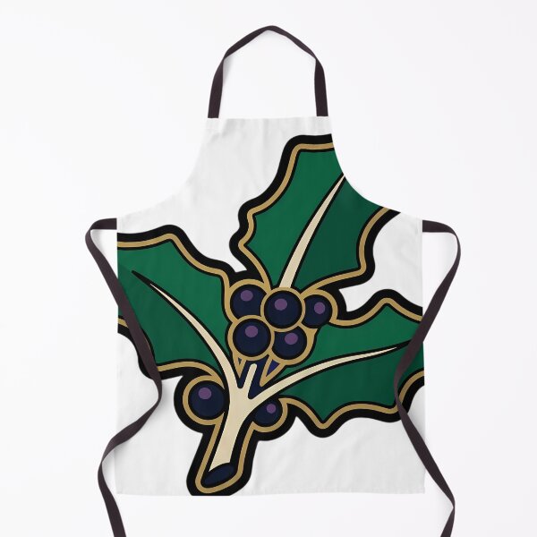 Item preview, Victorian Holly Sprig Emblem - Gothic Christmas Art designed and sold by IllumeInk.