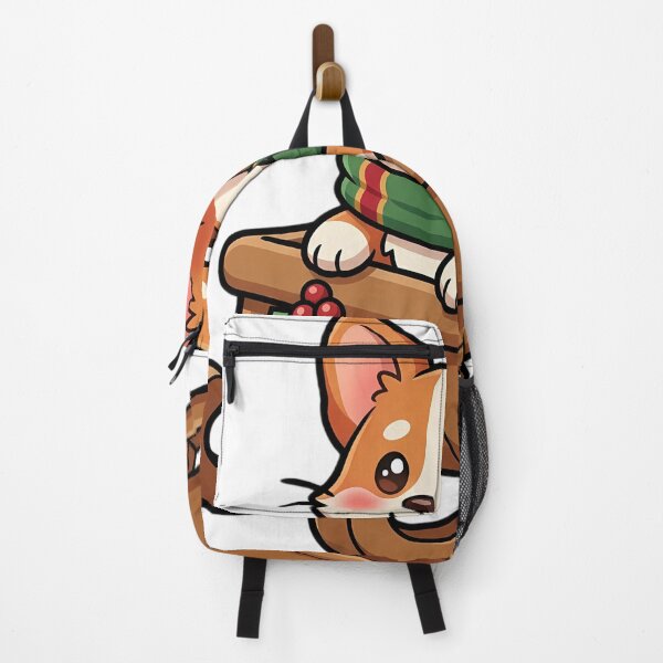 Item preview, Cute Christmas Corgi Puppy Curled Up in a Wooden Sleigh designed and sold by pumsquare.