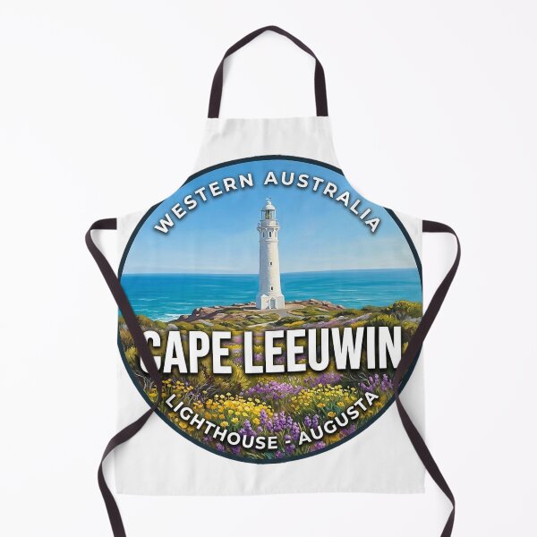 Item preview, Cape Leeuwin Lighthouse Western Australia Wildflower Coast Round Badge Sticker designed and sold by DetourDgn.