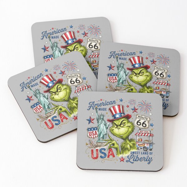 Item preview, Sweet Land of Liberty Grinch USA Celebration  designed and sold by Chetzarart.