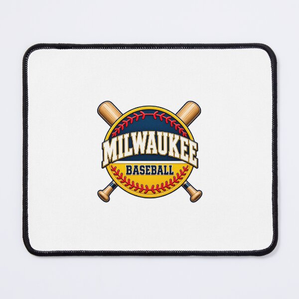 Item preview, Milwaukee Baseball Vintage Crossed Bats Emblem Graphic designed and sold by EdenChampl.