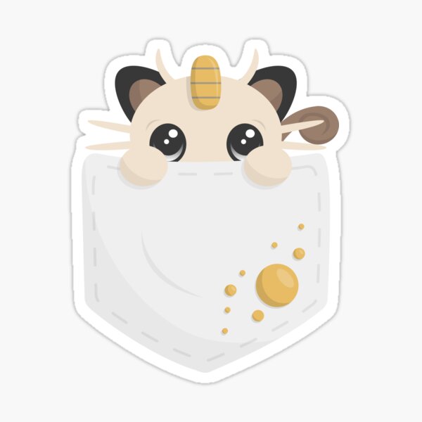 Pocket Meowth Sticker
