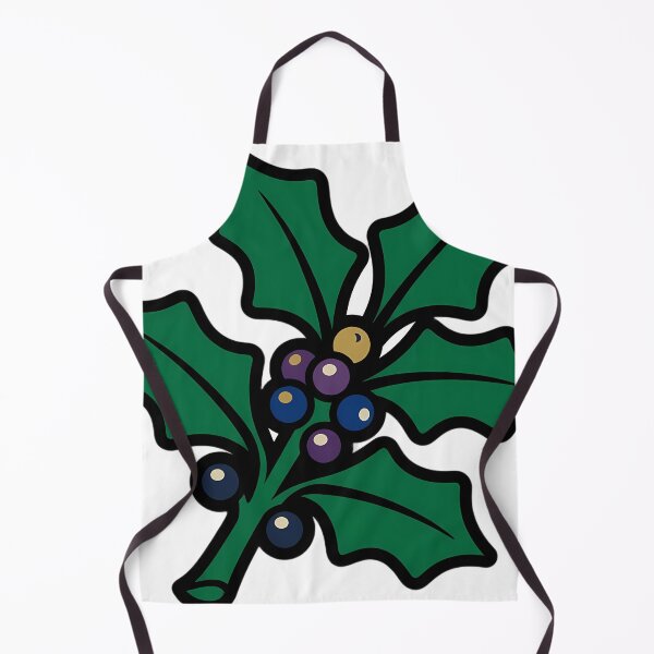 Item preview, Dark Christmas Holly Emblem - Victorian Christmas Card designed and sold by IllumeInk.