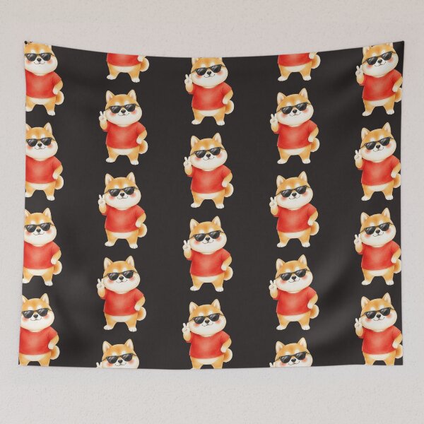 Item preview, Cool Shiba Inu Peace Sign  designed and sold by QuicksandCase.