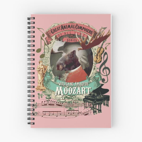 Item preview, Wolfgang Amadeus Moozart Classical Music Mozart Moose designed and sold by AnimalComposers.