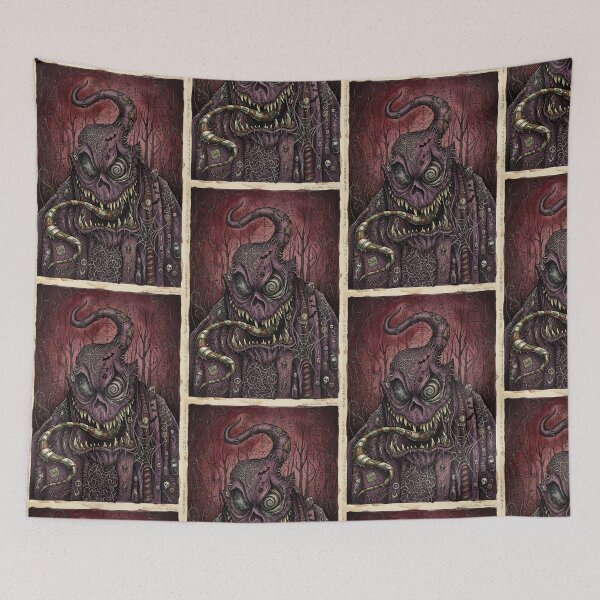Item preview, he Sack Man Evil Halloween Boogieman Artwork darker version designed and sold by Vintage Designs +.