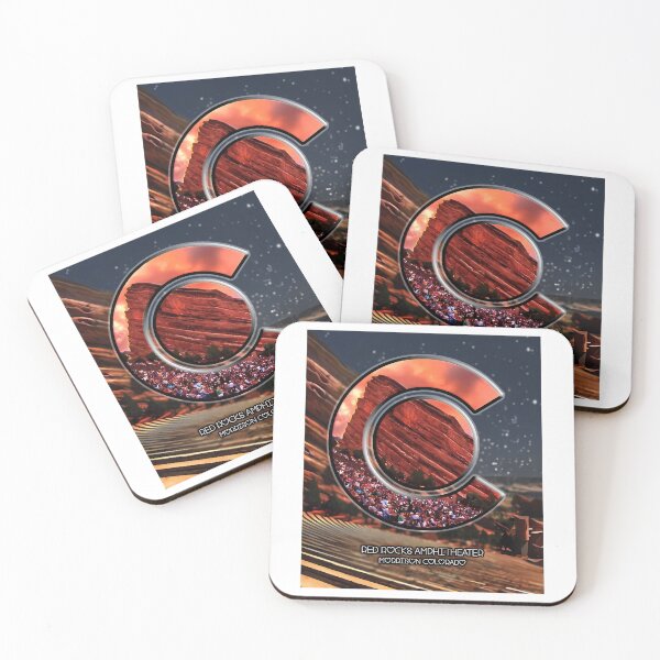 Item preview, Red Rocks Amphitheater Morrison Colorado Rocky Mountain High - C Logo designed and sold by samadchabot.