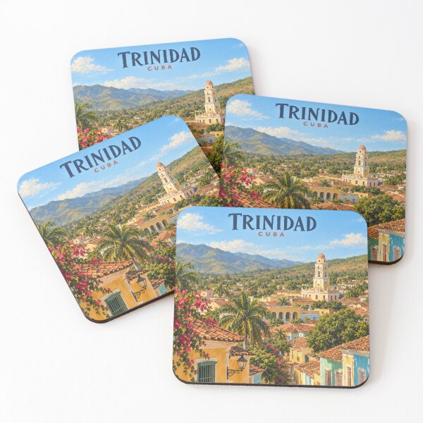 Item preview, Trinidad Painterly Cuban City Impression designed and sold by MichaeIRellov.