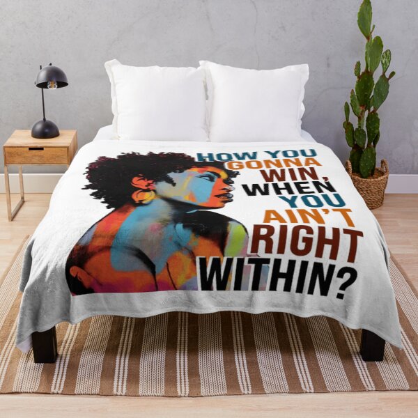 Item preview, Lauryn Hill How You Gonna Win Inspirational Portrait designed and sold by PeaceTypo.