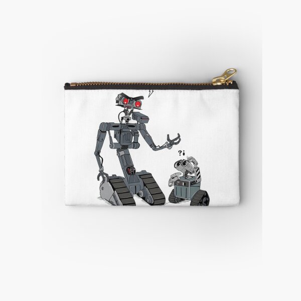 Item preview, Johnny 5 Plays Father to Wall-E Robot Parody designed and sold by PeaceTypo.