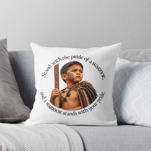 Item preview,  Polynesian Leadership Proverb - Stand with the pride of a warrior | Pacific Art designed and sold by ShakaLife.org.