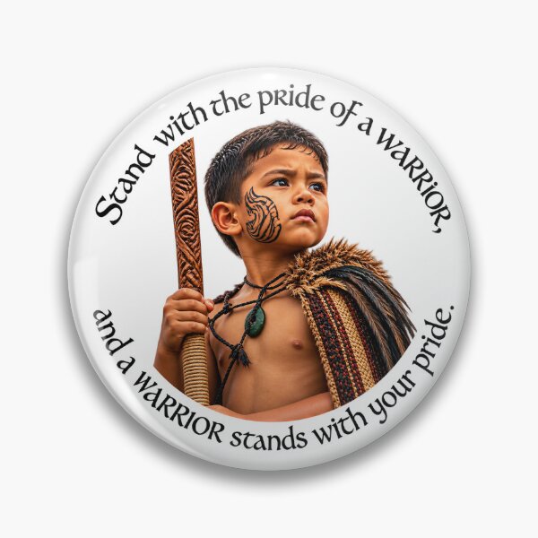 Item preview,  Polynesian Leadership Proverb - Stand with the pride of a warrior | Pacific Art designed and sold by ShakaLife.org.