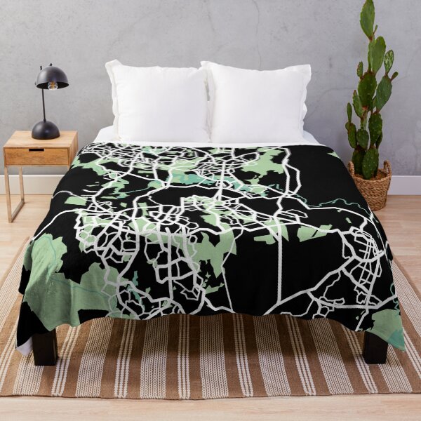 Item preview, Canberra Map Australia Travel Souvenir designed and sold by MapsByLeo.