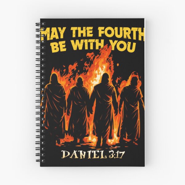 Item preview, Daniel 3:17 Fiery Faith Illustration May The Fourth Be With You designed and sold by PeaceTypo.