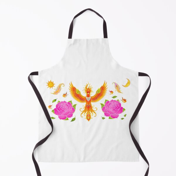 Item preview, Phoenix Rising With Pink Roses Floral designed and sold by salinsiree.