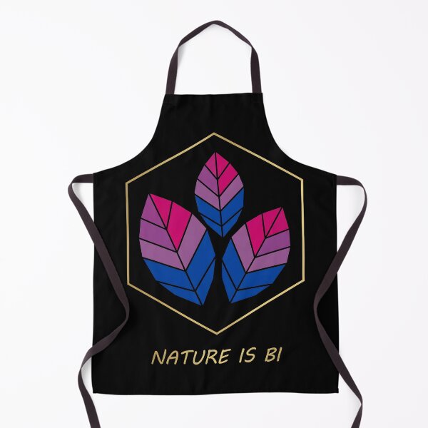 Item preview, Bisexual Pride Botanical Art Subtle Bi Flag Colors Geometric Leaf Décor designed and sold by Luminari Creations.