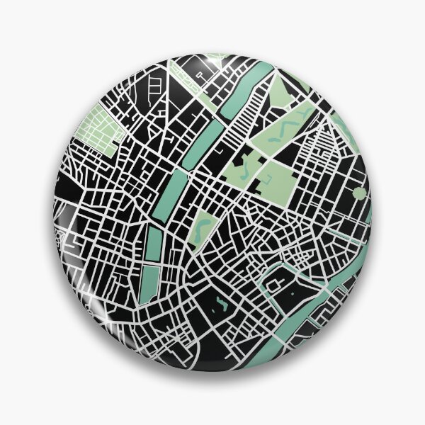 Item preview, Copenhagen Map Denmark Travel Souvenir designed and sold by MapsByLeo.