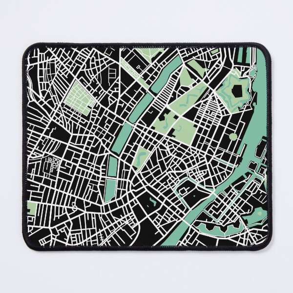 Item preview, Copenhagen Map Denmark Travel Souvenir designed and sold by MapsByLeo.