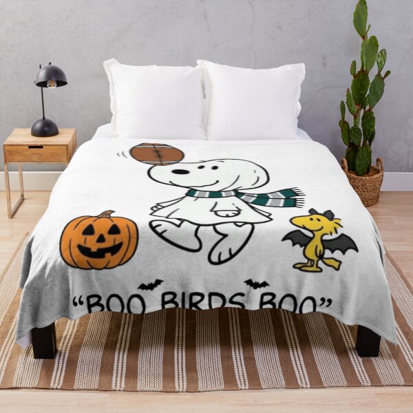 Item preview, Snoopy Halloween Football Ghost Costume with Woodstock Bat designed and sold by PeaceTypo.