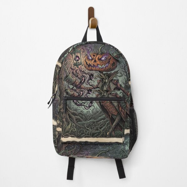 Item preview, Jack O'Lantern the Halloween lord chasing spirits with his lantern of arcane magic designed and sold by Vintage Designs +.