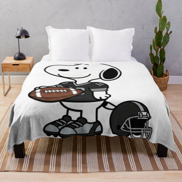Item preview, Snoopy Playing Football Cartoon Illustration designed and sold by PeaceTypo.