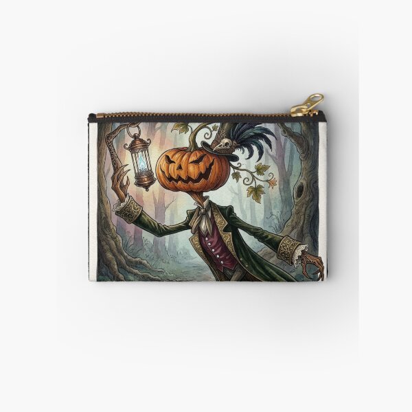Item preview, Jack O'Lantern the Halloween lord chasing spirits with his lantern of arcane magic designed and sold by Vintage Designs +.