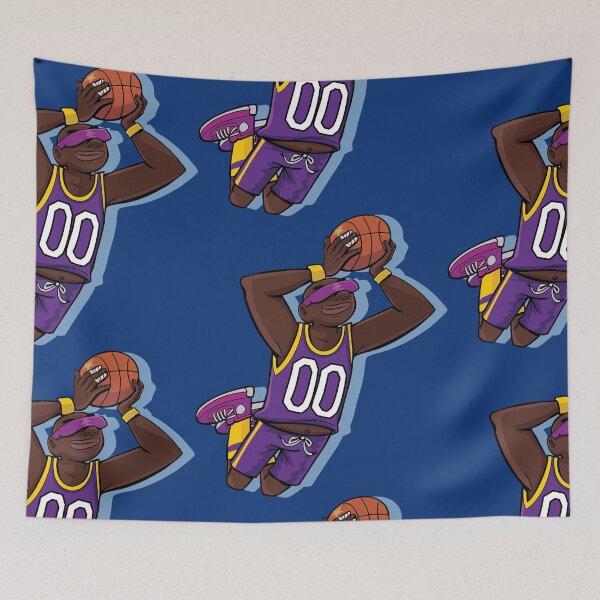 Item preview, basketball player flies through the air with a ball designed and sold by duxpavlic.