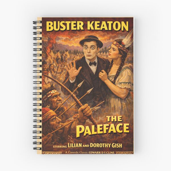 Item preview, Buster Keaton The Paleface Silent film classic designed and sold by Mauswohn.