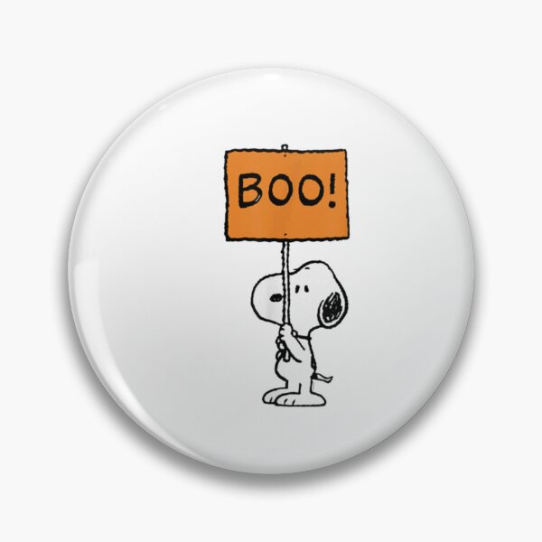 Item preview, Snoopy Holding Boo Sign Halloween Cartoon designed and sold by PeaceTypo.