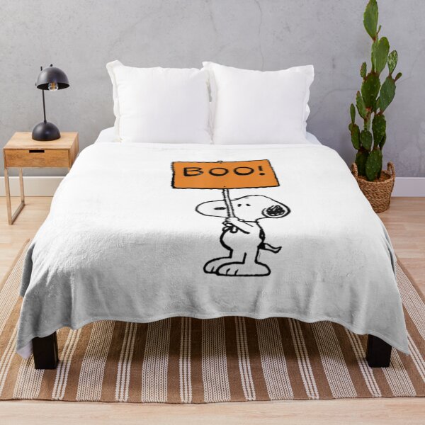 Item preview, Snoopy Holding Boo Sign Halloween Cartoon designed and sold by PeaceTypo.
