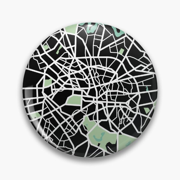 Item preview, Bucharest Map Romania Travel Souvenir designed and sold by MapsByLeo.