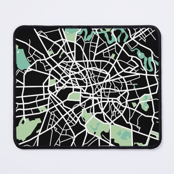 Item preview, Bucharest Map Romania Travel Souvenir designed and sold by MapsByLeo.