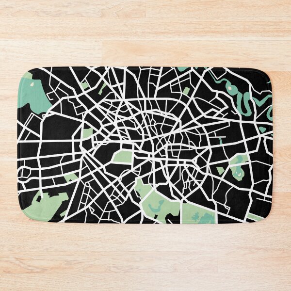 Item preview, Bucharest Map Romania Travel Souvenir designed and sold by MapsByLeo.