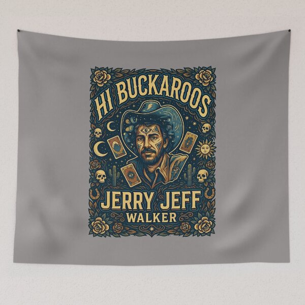 Item preview, Hi Buckaroos Jerry Jeff Walker Tribute T-Shirt-39 designed and sold by PhilRichard.