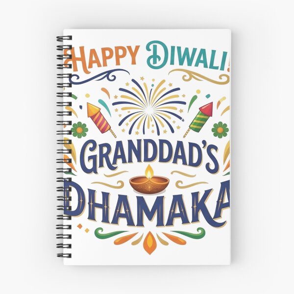 Item preview, Happy Diwali Granddad Family Heritage Gift designed and sold by BhadrarjunaArts.