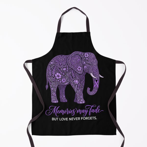 Item preview, Memories May Fade | Purple Mandala Elephant Alzheimer's Awareness Design | Floral Zentangle Art Dementia Support designed and sold by Luminari Creations.