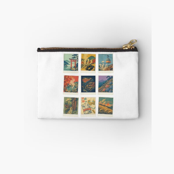 Item preview, Hakone Vintage Stamps (No Text) | Retro Stamp Sticker Pack | Japanese Design designed and sold by JapanMemoir.