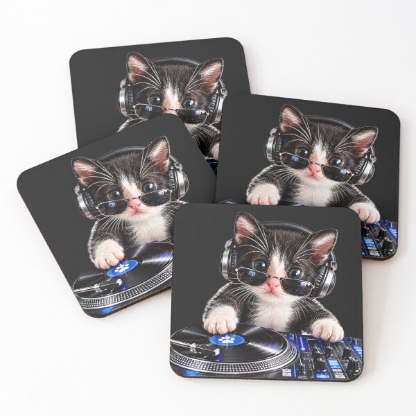 Item preview, Adorable DJ  Tuxedo Kitten Reaching Out Cat Lover Gift  designed and sold by Tee-Shirt-Topia.