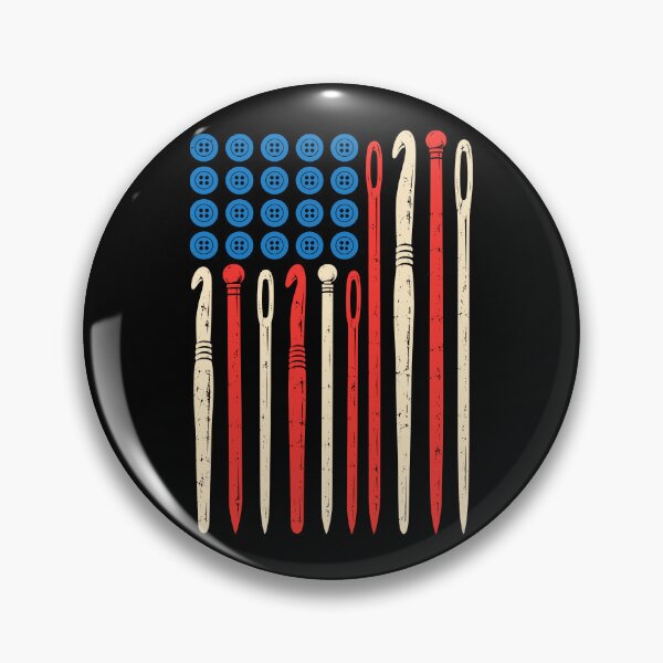 Item preview, Crochet Hook American Flag Patriotic Yarn Crafting designed and sold by gordonbwyashop.