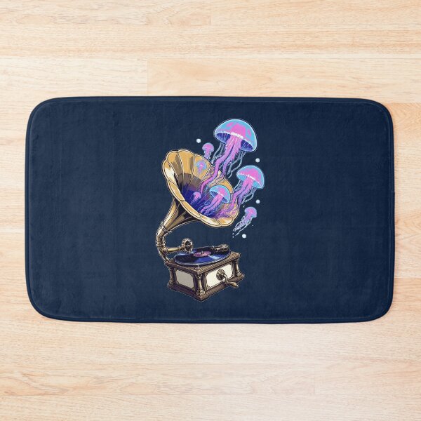 Item preview, Neon Jellyfish Gramophone designed and sold by KungPowUnicorn.